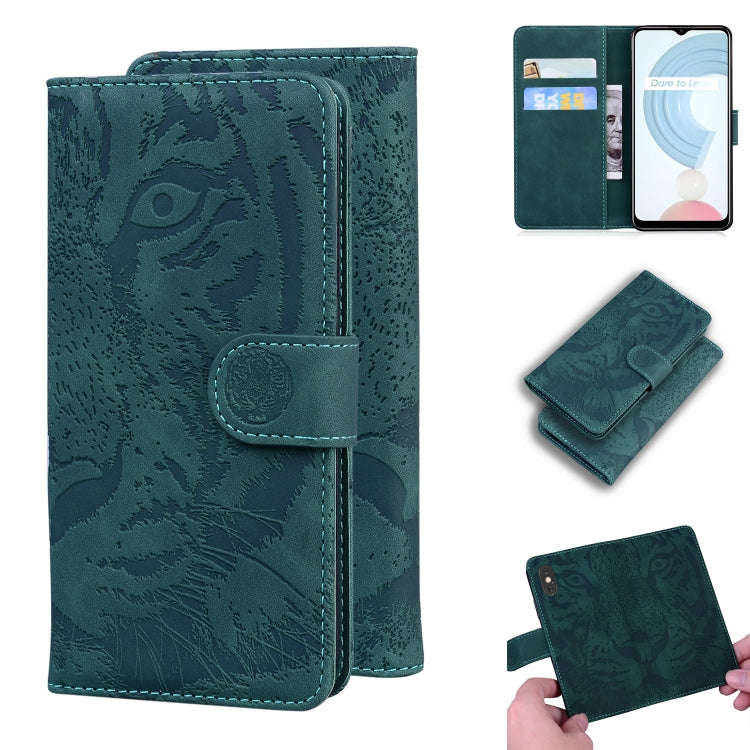 Tiger Embossing Pattern Horizontal Flip Leather Case with Holder & Card Slots & Wallet, For OPPO ...