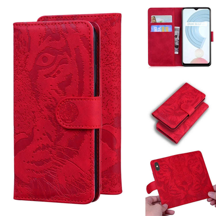 Tiger Embossing Pattern Horizontal Flip Leather Case with Holder & Card Slots & Wallet, For OPPO ...