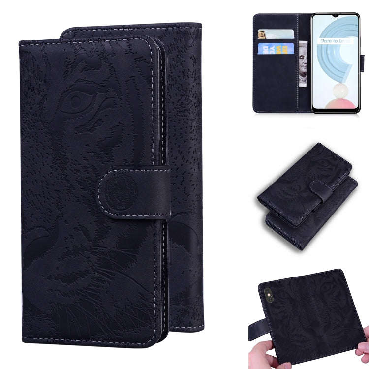 Tiger Embossing Pattern Horizontal Flip Leather Case with Holder & Card Slots & Wallet, For OPPO ...