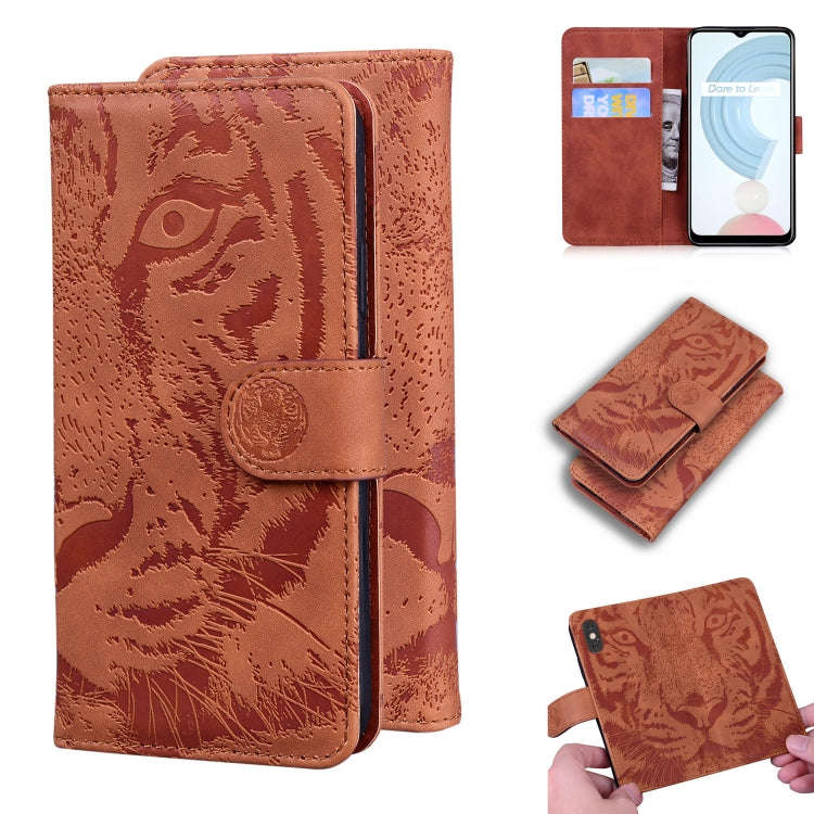 Tiger Embossing Pattern Horizontal Flip Leather Case with Holder & Card Slots & Wallet, For OPPO ...