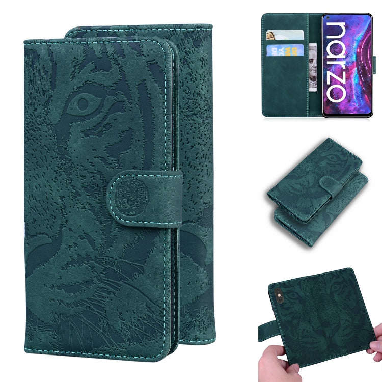 Tiger Embossing Pattern Horizontal Flip Leather Case with Holder & Card Slots & Wallet, For OPPO ...