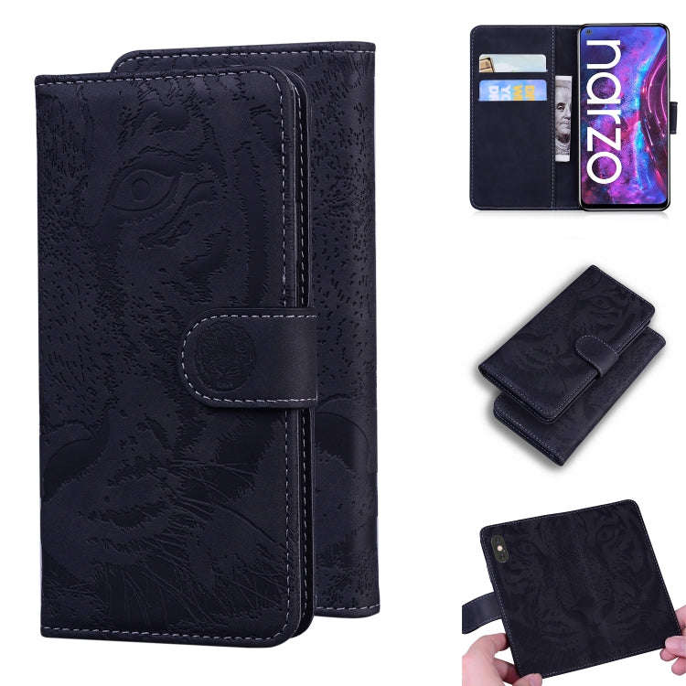 Tiger Embossing Pattern Horizontal Flip Leather Case with Holder & Card Slots & Wallet, For OPPO ...
