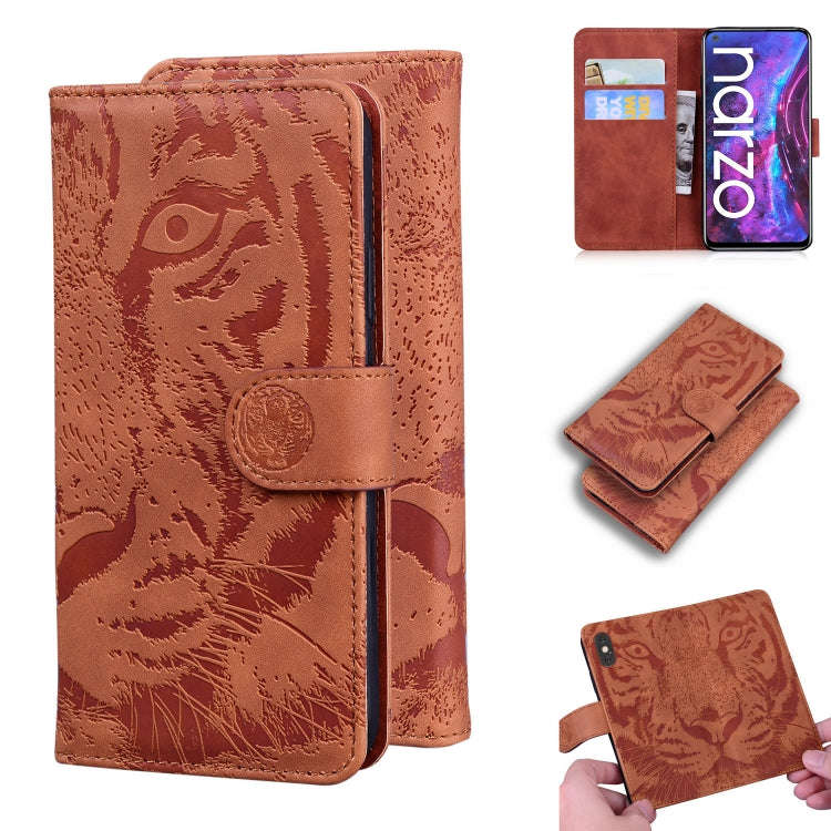 Tiger Embossing Pattern Horizontal Flip Leather Case with Holder & Card Slots & Wallet, For OPPO ...