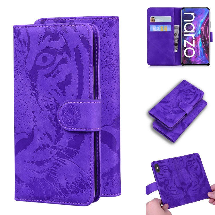 Tiger Embossing Pattern Horizontal Flip Leather Case with Holder & Card Slots & Wallet, For OPPO ...
