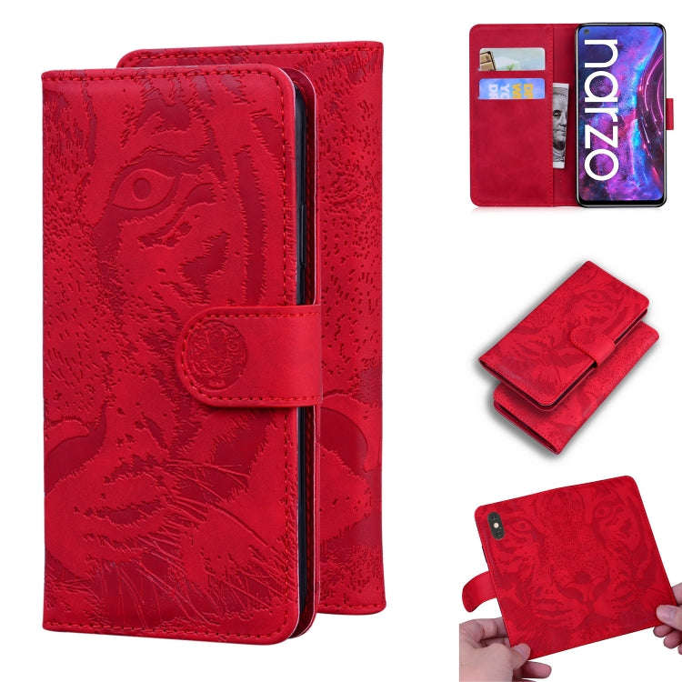 Tiger Embossing Pattern Horizontal Flip Leather Case with Holder & Card Slots & Wallet, For OPPO ...