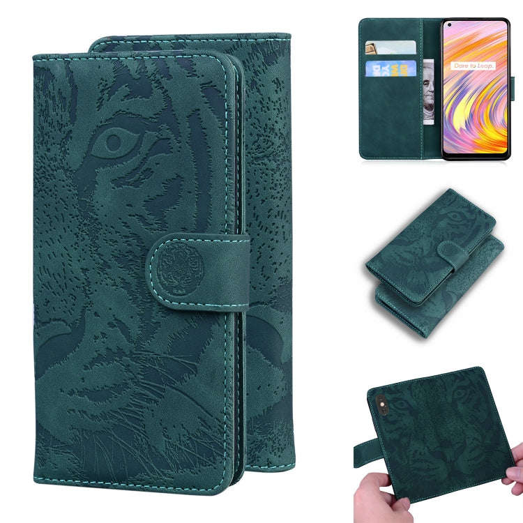 Tiger Embossing Pattern Horizontal Flip Leather Case with Holder & Card Slots & Wallet, For OPPO ...