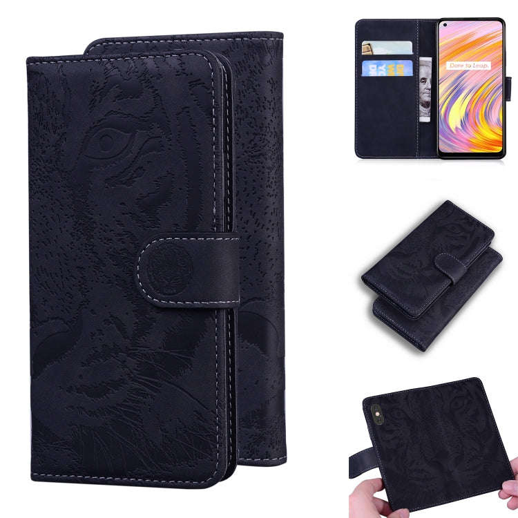 Tiger Embossing Pattern Horizontal Flip Leather Case with Holder & Card Slots & Wallet, For OPPO ...