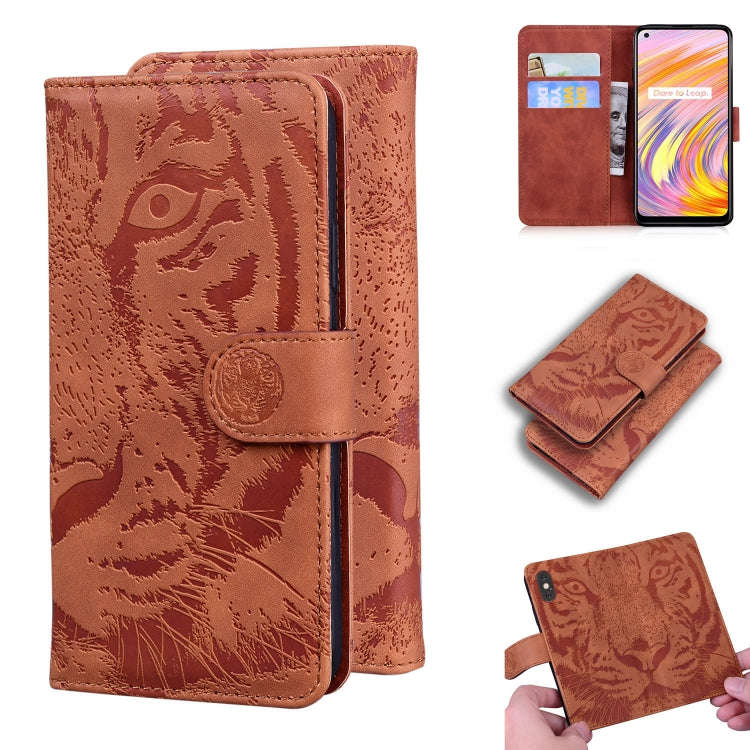 Tiger Embossing Pattern Horizontal Flip Leather Case with Holder & Card Slots & Wallet, For OPPO ...
