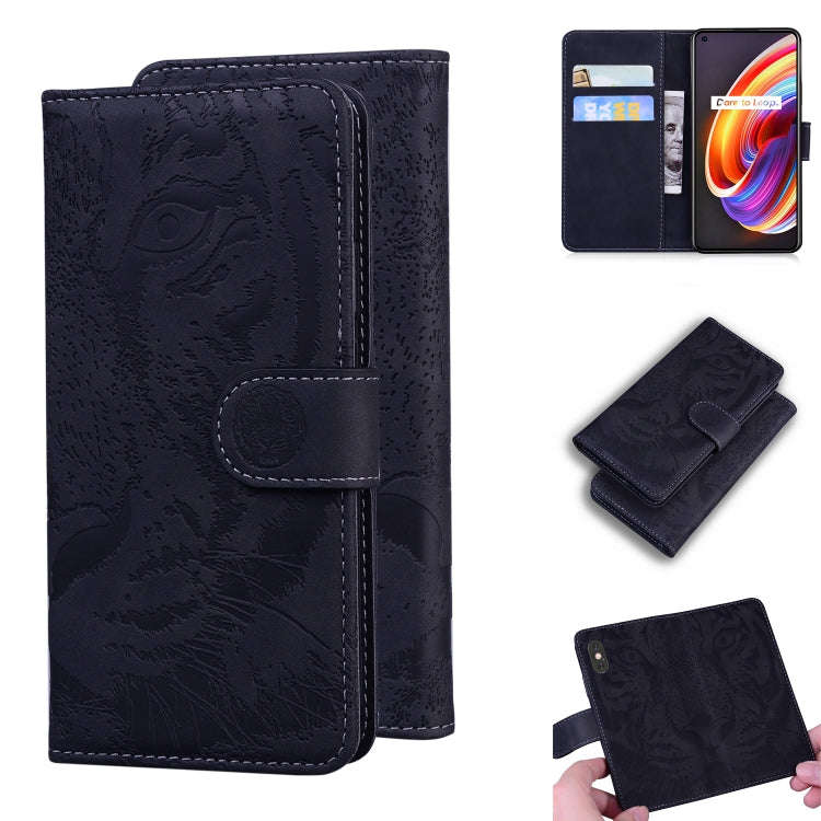 Tiger Embossing Pattern Horizontal Flip Leather Case with Holder & Card Slots & Wallet, For OPPO ...