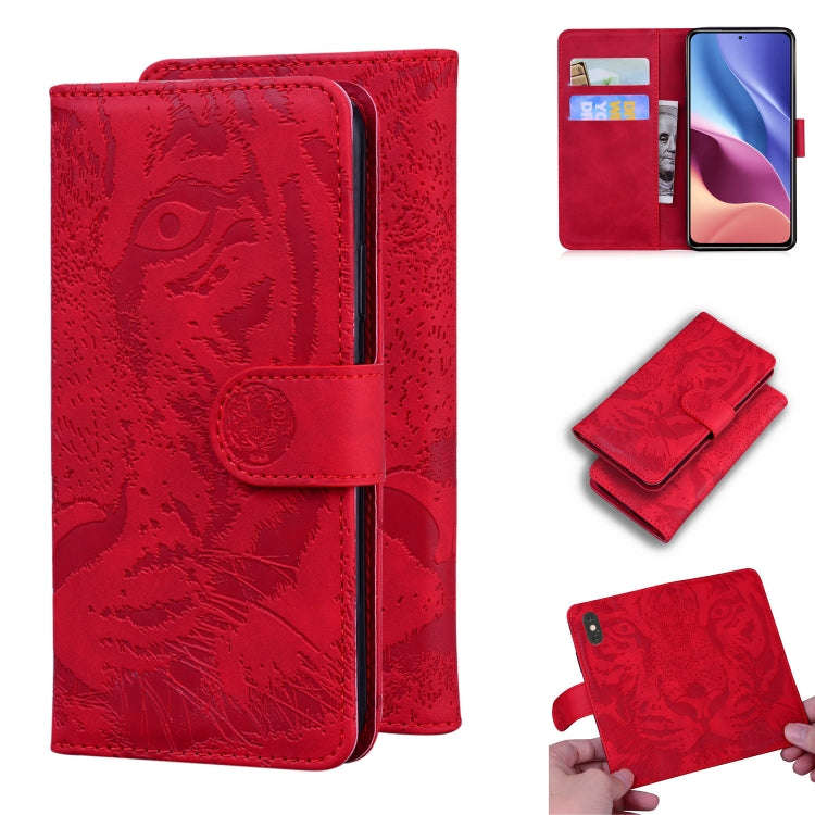 Tiger Embossing Pattern Horizontal Flip Leather Case with Holder & Card Slots & Wallet, For OPPO ...