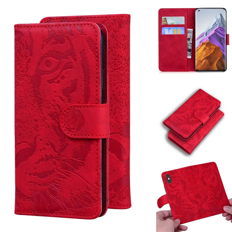 Tiger Embossing Pattern Horizontal Flip Leather Case with Holder & Card Slots & Wallet, For Xiaom...