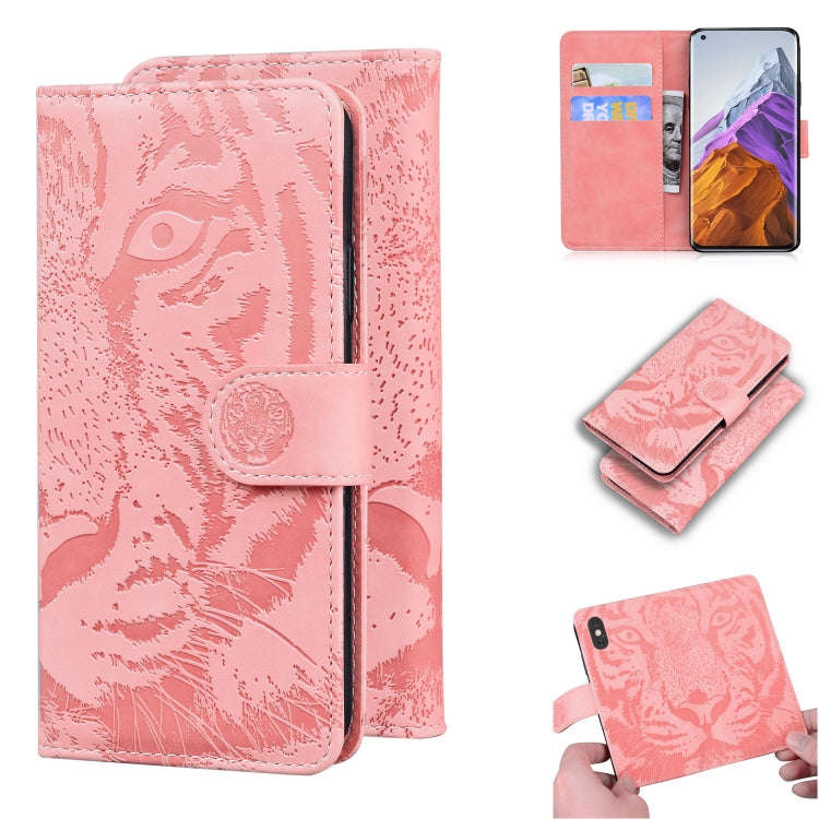 Tiger Embossing Pattern Horizontal Flip Leather Case with Holder & Card Slots & Wallet, For Xiaom...