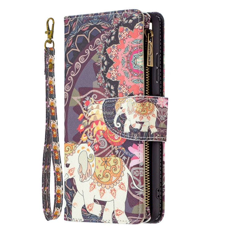 Colored Drawing Pattern Zipper Horizontal Flip Leather Case with Holder & Card Slots & Wallet, Fo...