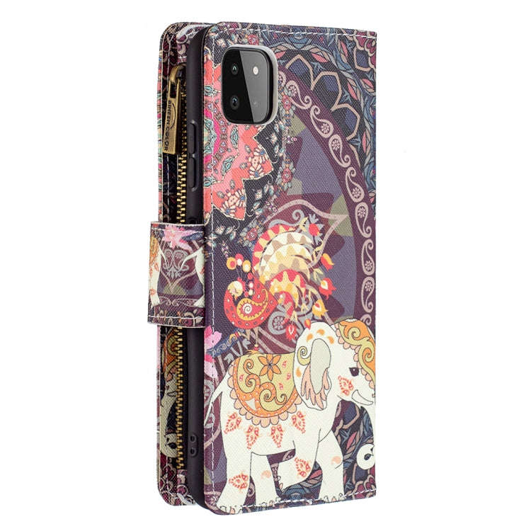 Colored Drawing Pattern Zipper Horizontal Flip Leather Case with Holder & Card Slots & Wallet, Fo...