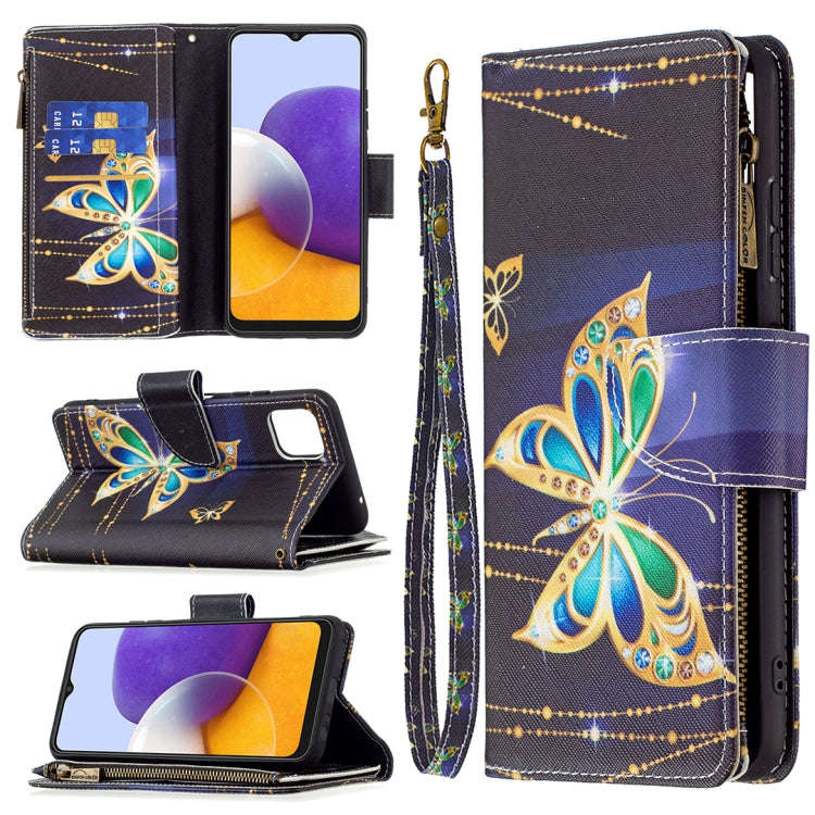 Colored Drawing Pattern Zipper Horizontal Flip Leather Case with Holder & Card Slots & Wallet, Fo...