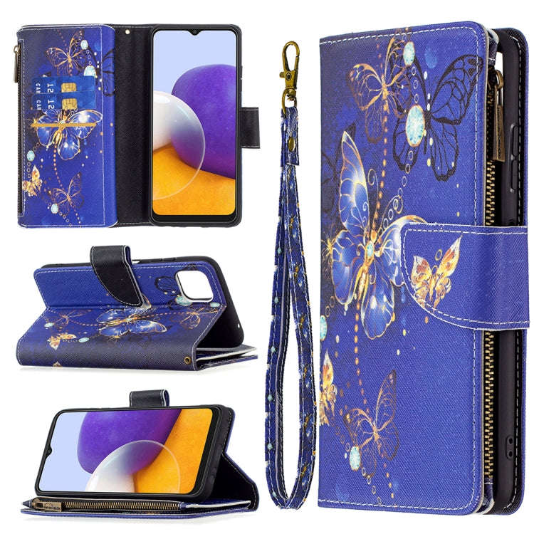 Colored Drawing Pattern Zipper Horizontal Flip Leather Case with Holder & Card Slots & Wallet, Fo...