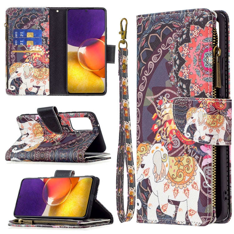 Colored Drawing Pattern Zipper Horizontal Flip Leather Case with Holder & Card Slots & Wallet, Fo...