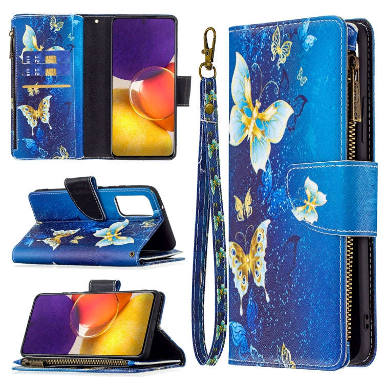 Colored Drawing Pattern Zipper Horizontal Flip Leather Case with Holder & Card Slots & Wallet, Fo...