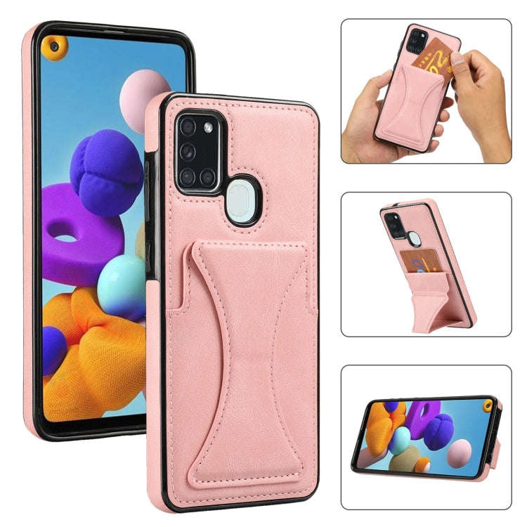 Ultra-thin Shockproof Protective Case with Holder, For Samsung Galaxy A21s, For Samsung Galaxy A3...