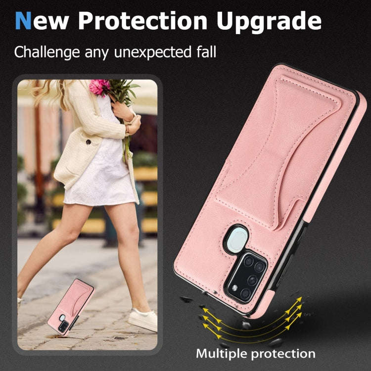 Ultra-thin Shockproof Protective Case with Holder, For Samsung Galaxy A21s, For Samsung Galaxy A3...