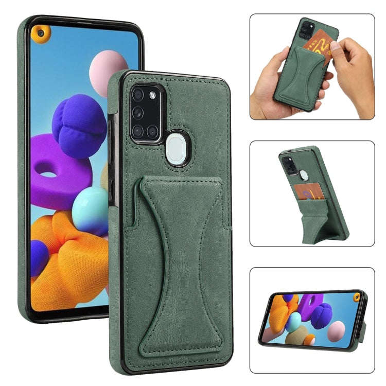 Ultra-thin Shockproof Protective Case with Holder, For Samsung Galaxy A21s, For Samsung Galaxy A3...