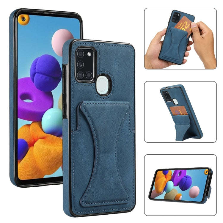 Ultra-thin Shockproof Protective Case with Holder, For Samsung Galaxy A21s, For Samsung Galaxy A3...