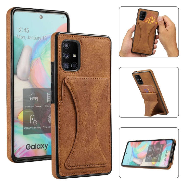 Ultra-thin Shockproof Protective Case with Holder, For Samsung Galaxy A21s, For Samsung Galaxy A3...