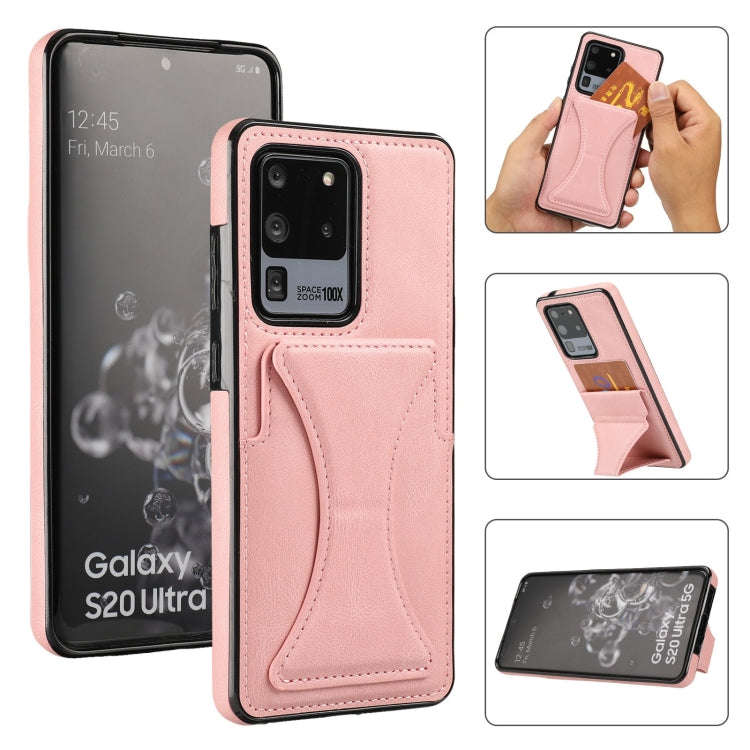 Ultra-thin Shockproof Protective Case with Holder, For Samsung Galaxy S20 Ultra, For Samsung Gala...