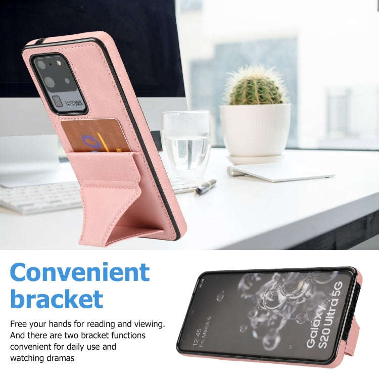 Ultra-thin Shockproof Protective Case with Holder, For Samsung Galaxy S20 Ultra, For Samsung Gala...