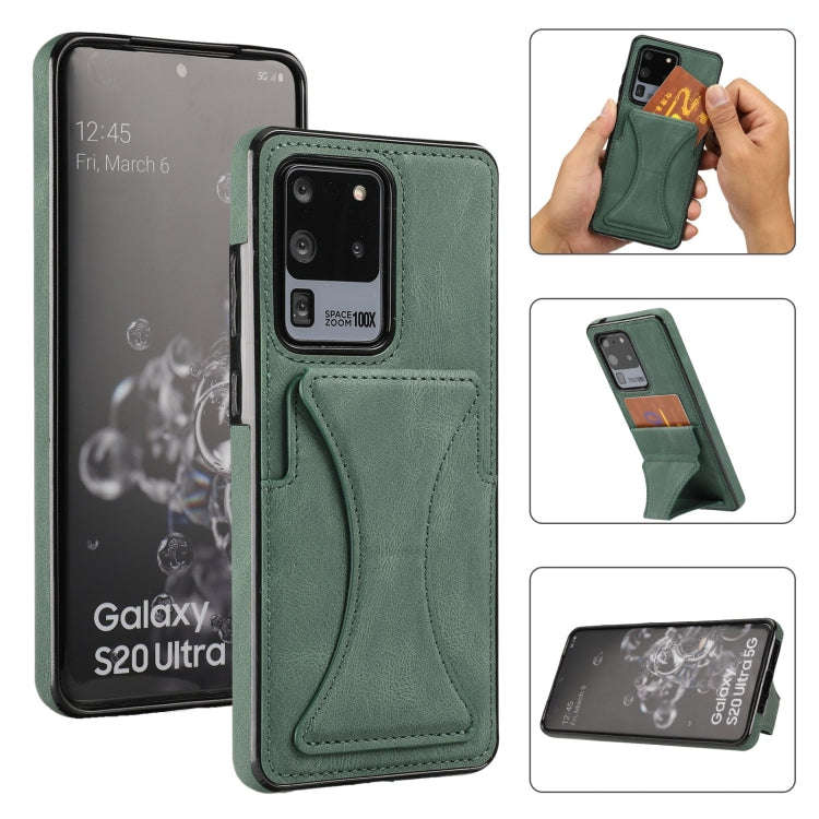 Ultra-thin Shockproof Protective Case with Holder, For Samsung Galaxy S20 Ultra, For Samsung Gala...