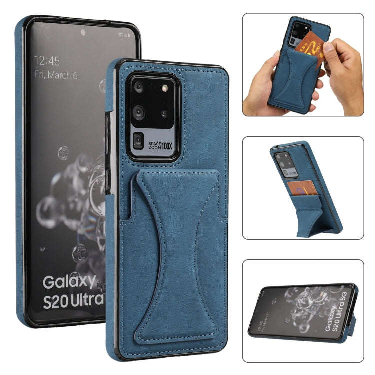 Ultra-thin Shockproof Protective Case with Holder, For Samsung Galaxy S20 Ultra, For Samsung Gala...