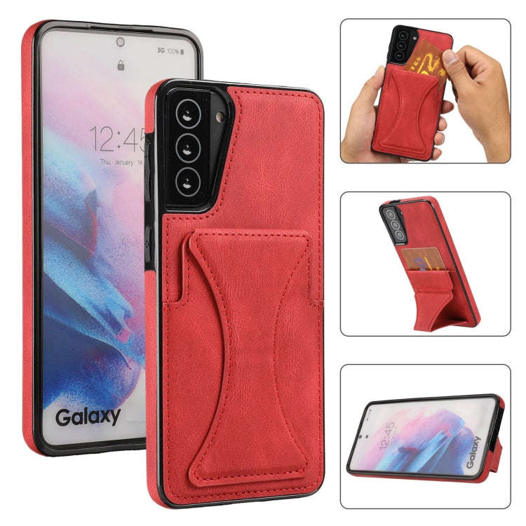 Ultra-thin Shockproof Protective Case with Holder, For Samsung Galaxy S20 Ultra, For Samsung Gala...