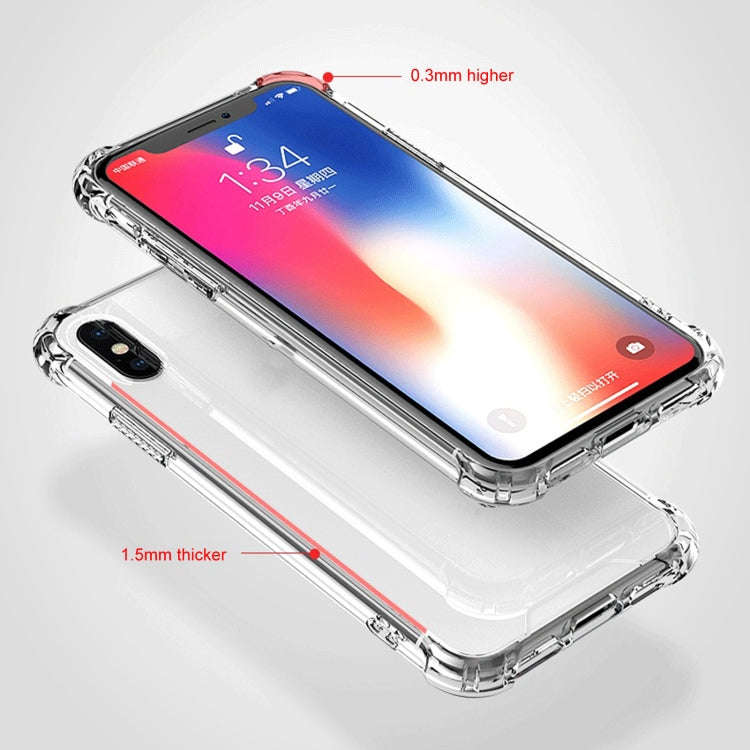 Shockproof TPU Frame + Acrylic Back Panel Protective Case, For iPhone XS Max, For iPhone X / XS, ...