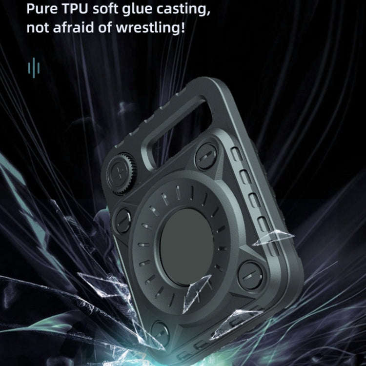 Anti-scratch Shockproof TPU Protective Cover Case with Keychain Hook Loop, Punk Armor