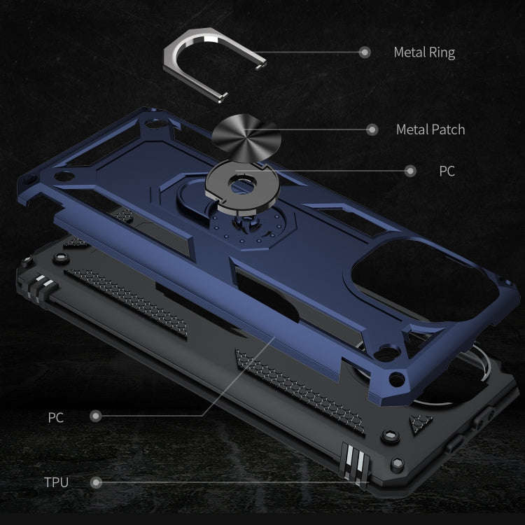 Shockproof TPU + PC Protective Case with 360 Degree Rotating Holder, For Xiaomi Mi 11 Lite 5G