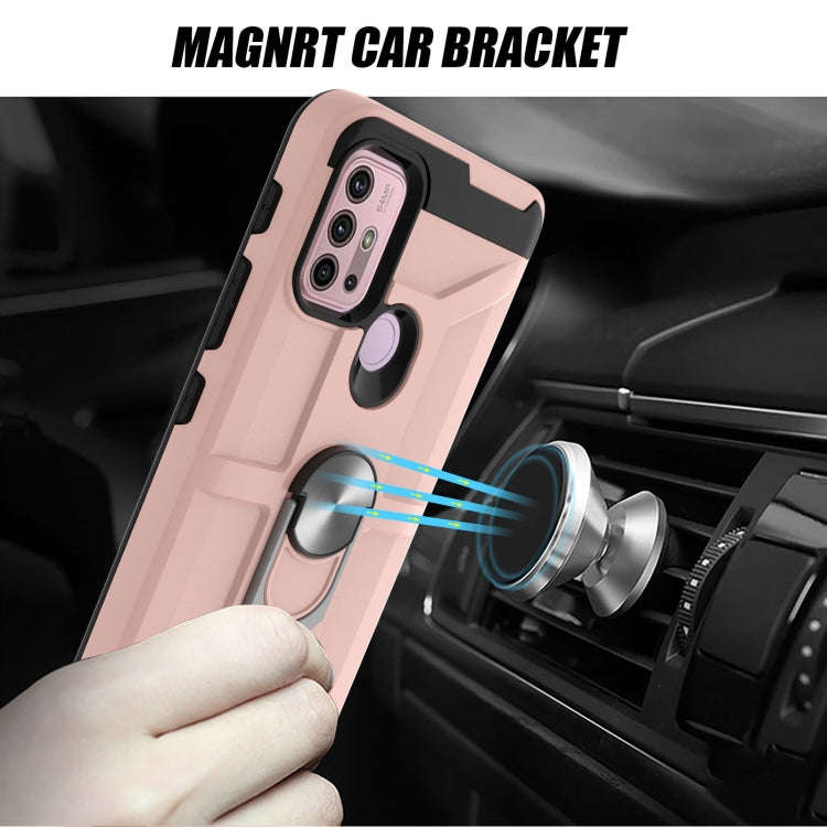 War-god Armor TPU + PC Shockproof Magnetic Protective Case with Ring Holder, For Motorola Moto G1...