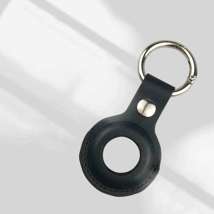 Shockproof Anti-scratch Leather Protective Case Cover Key Chain with Hang Loop For AirTag 2nd Gen...