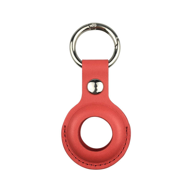 Shockproof Anti-scratch Leather Protective Case Cover Key Chain with Hang Loop For AirTag 2nd Gen...