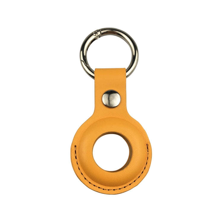 Shockproof Anti-scratch Leather Protective Case Cover Key Chain with Hang Loop For AirTag 2nd Gen...