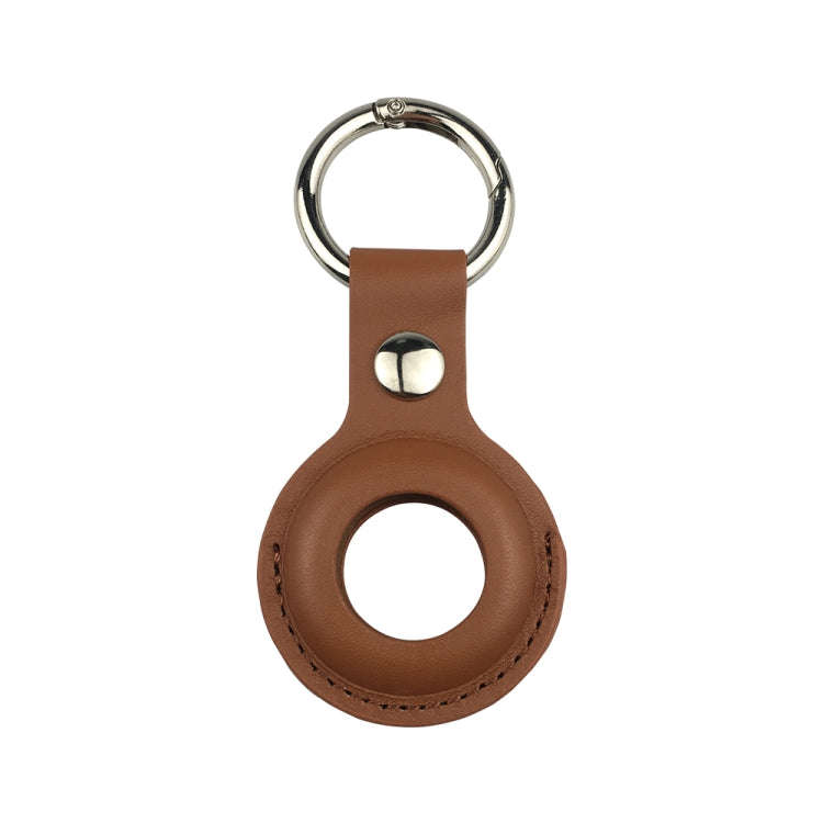 Shockproof Anti-scratch Leather Protective Case Cover Key Chain with Hang Loop For AirTag 2nd Gen...