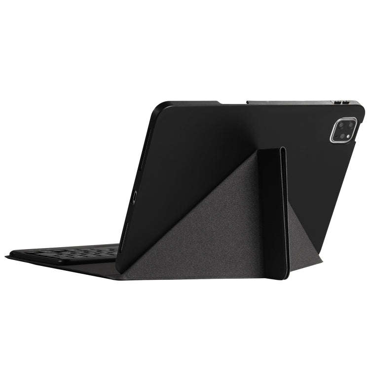 B011 Splittable Bluetooth Keyboard Leather Case with Triangle Holder & Pen Slot, For iPad 9.7 201...