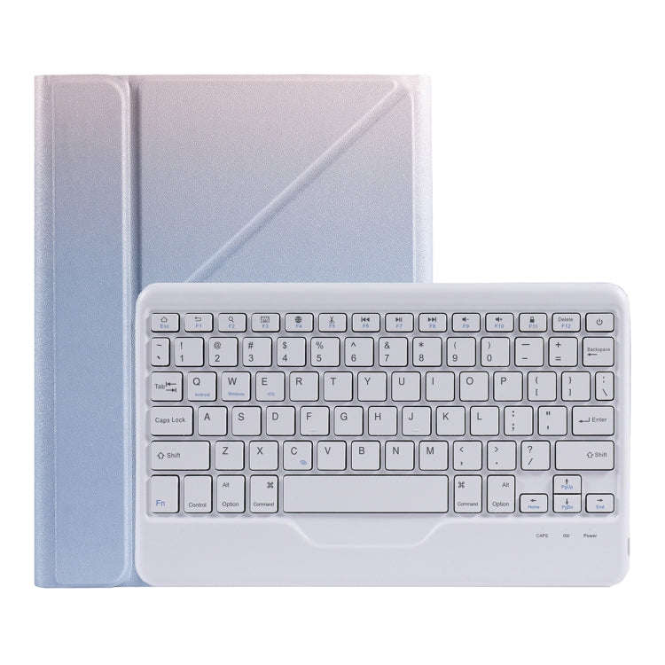 B011 Splittable Bluetooth Keyboard Leather Case with Triangle Holder & Pen Slot, For iPad 9.7 201...