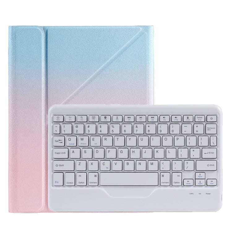 B011 Splittable Bluetooth Keyboard Leather Case with Triangle Holder & Pen Slot, For iPad 9.7 201...