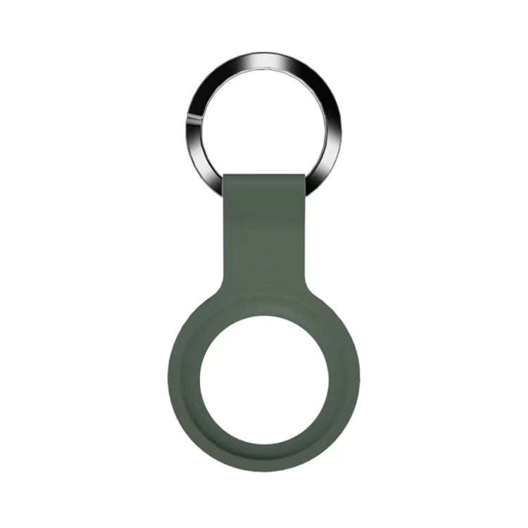 Mutural Liquid Silicone Protective Case with Key Ring for AirTag 2nd Gen / AirTag 1st Gen