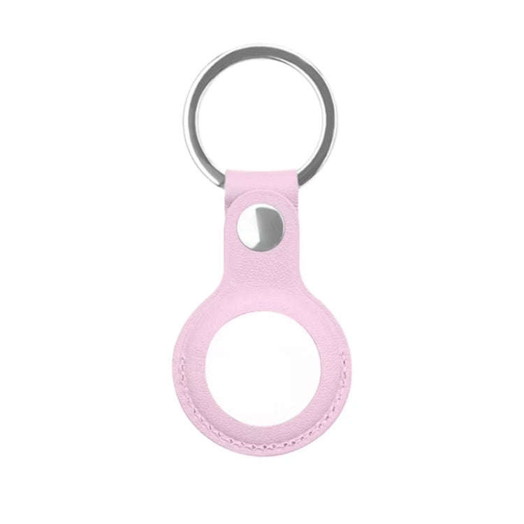 Mutural PU Leather Protective Case with Key Ring for AirTag 2nd Gen / AirTag 1st Gen