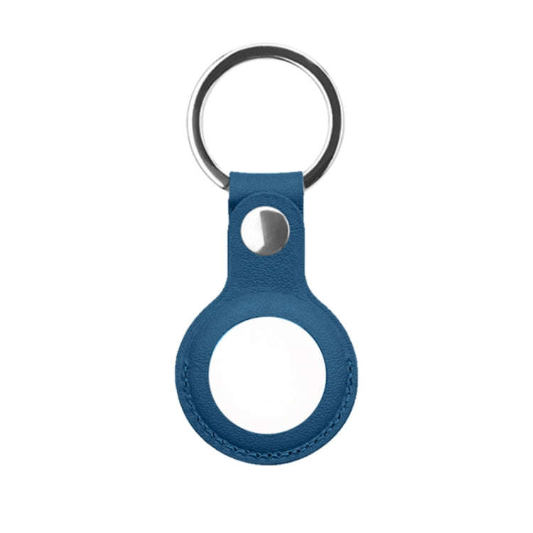 Mutural PU Leather Protective Case with Key Ring for AirTag 2nd Gen / AirTag 1st Gen