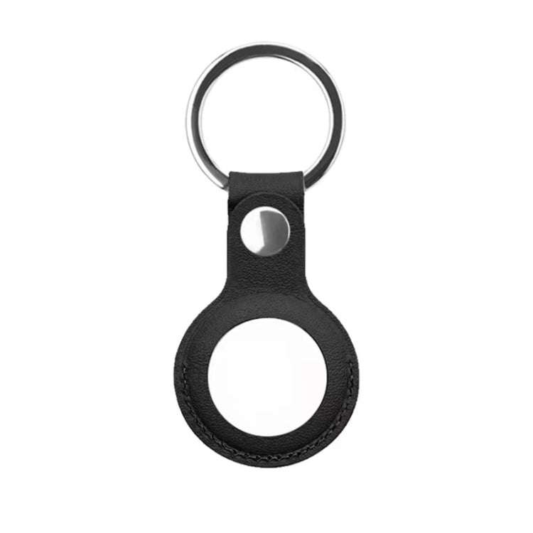 Mutural PU Leather Protective Case with Key Ring for AirTag 2nd Gen / AirTag 1st Gen