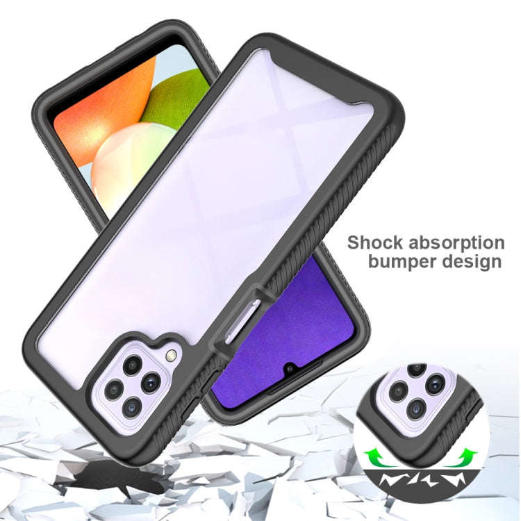 Starry Sky Solid Color Series Shockproof PC + TPU Case, For Samsung Galaxy A22 4G