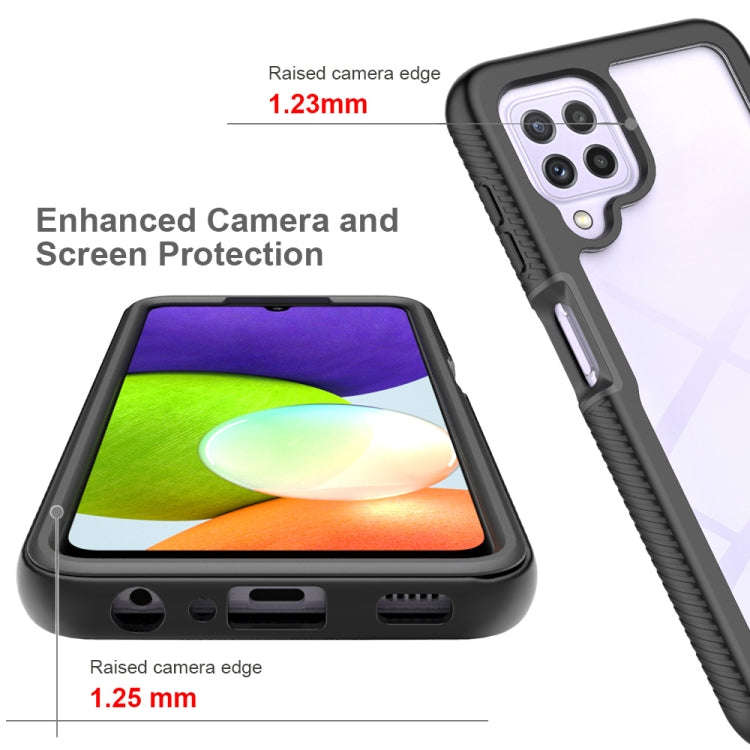 Starry Sky Solid Color Series Shockproof PC + TPU Case, For Samsung Galaxy A22 4G