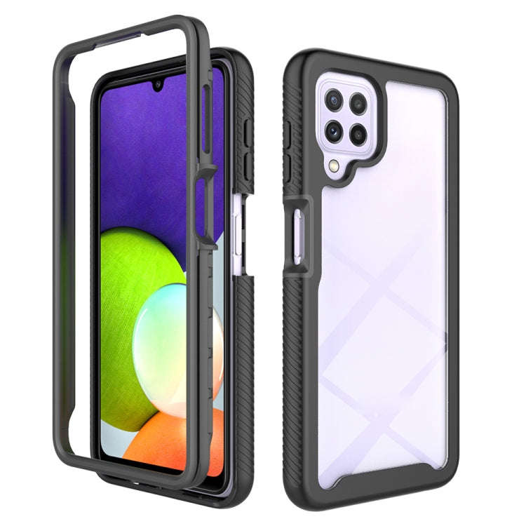 Starry Sky Solid Color Series Shockproof PC + TPU Case, For Samsung Galaxy A22 4G